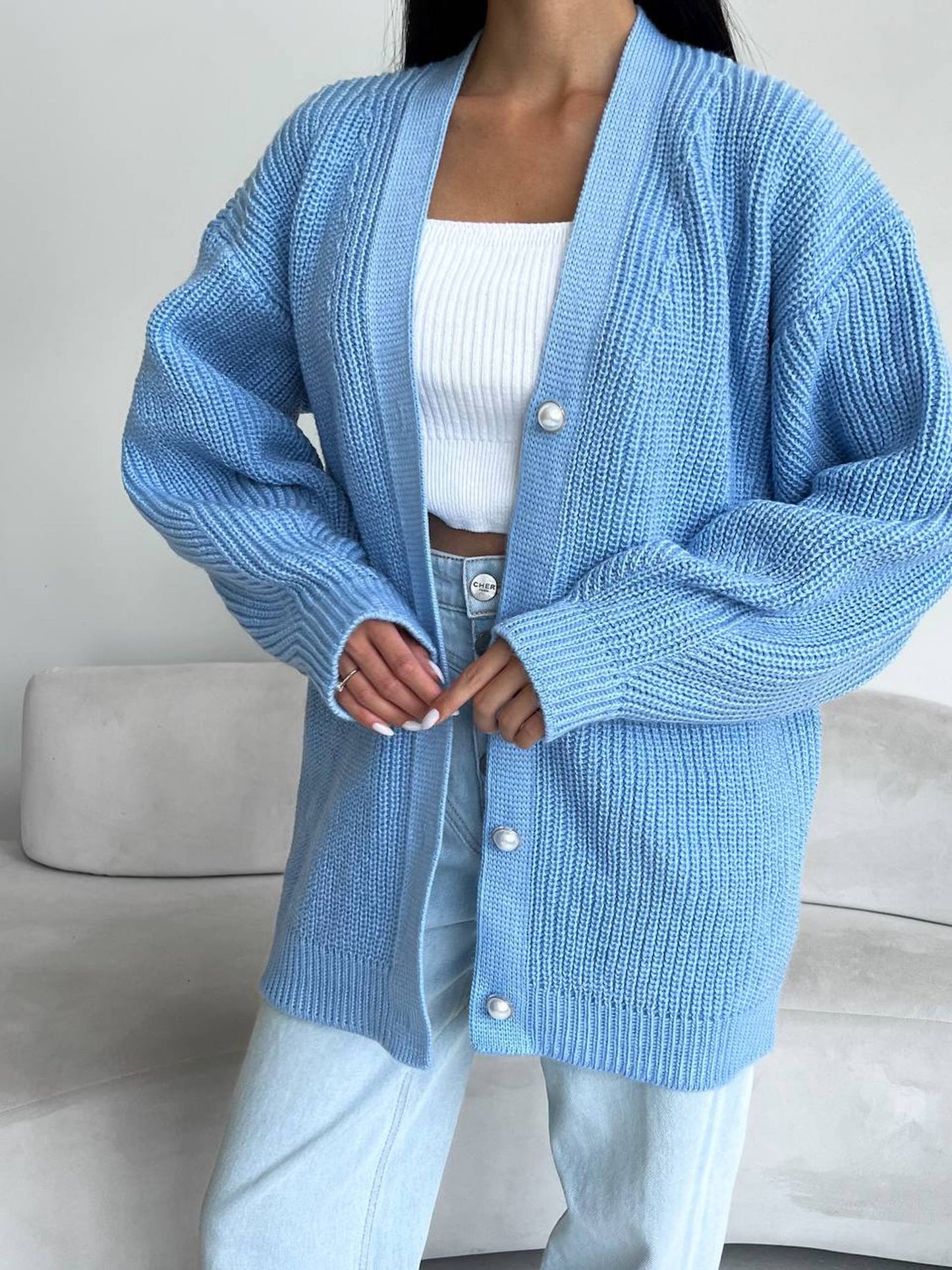 Stylish and cozy wool Cardigan