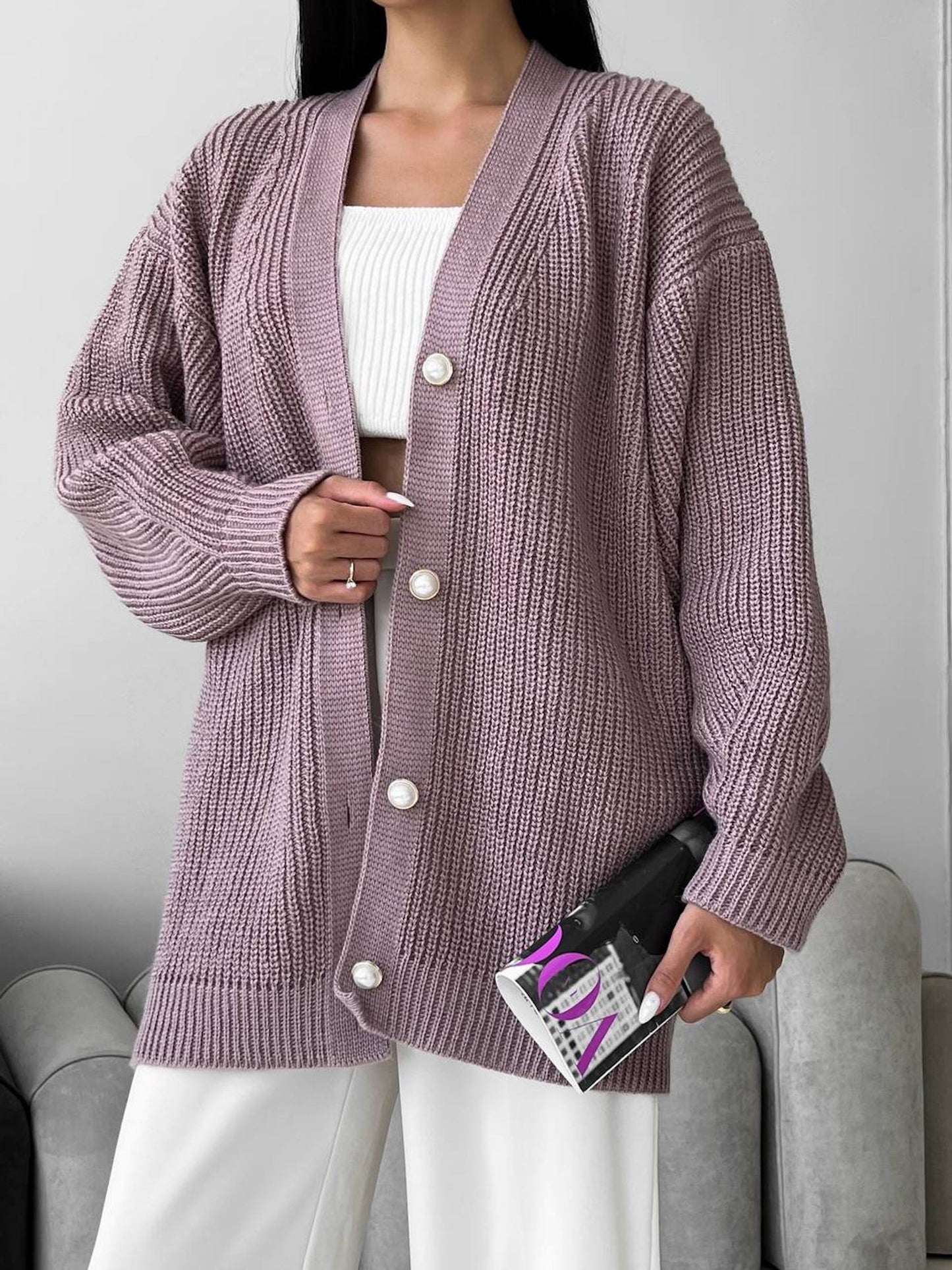 Stylish and cozy wool Cardigan