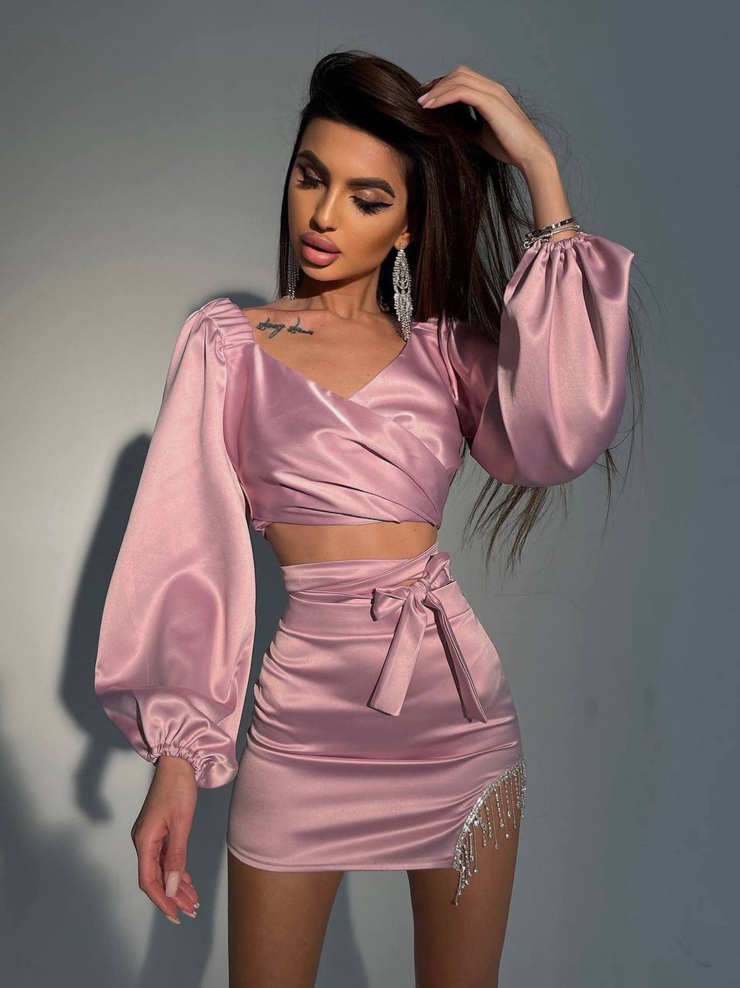 Satin sexy set, Bridesmaid robes satin, Bachelorette suit, Satin robes for women, Women suit set, Sexy costume, Satin costume, Satin set