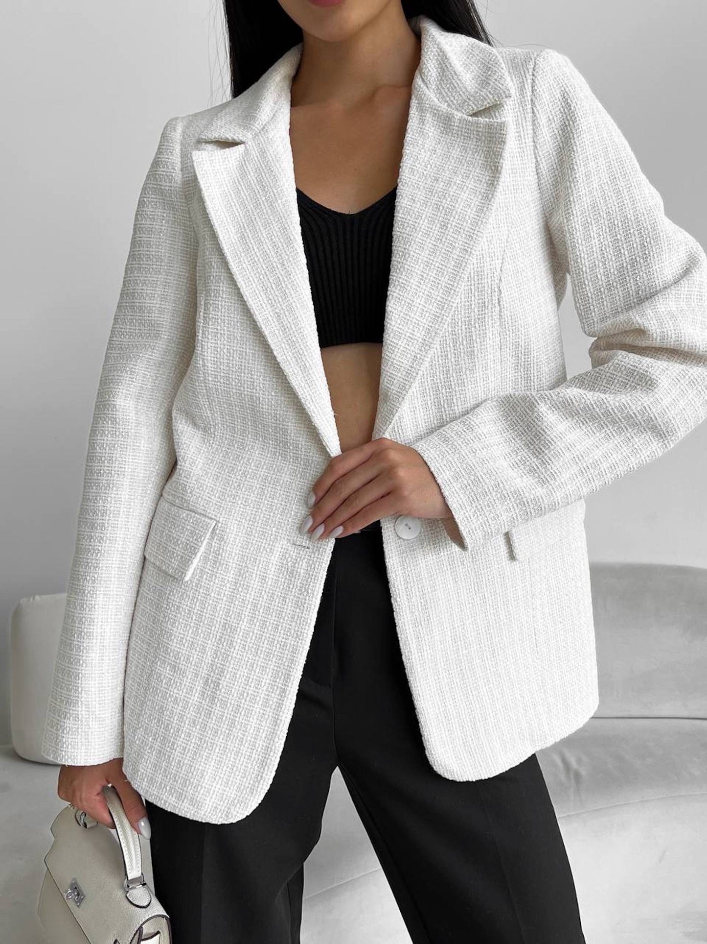 Blazer women in different colors, Gray blazer women, Black blazer women, White blazer, Designer blazer, Black wool blazer, Women's jacket